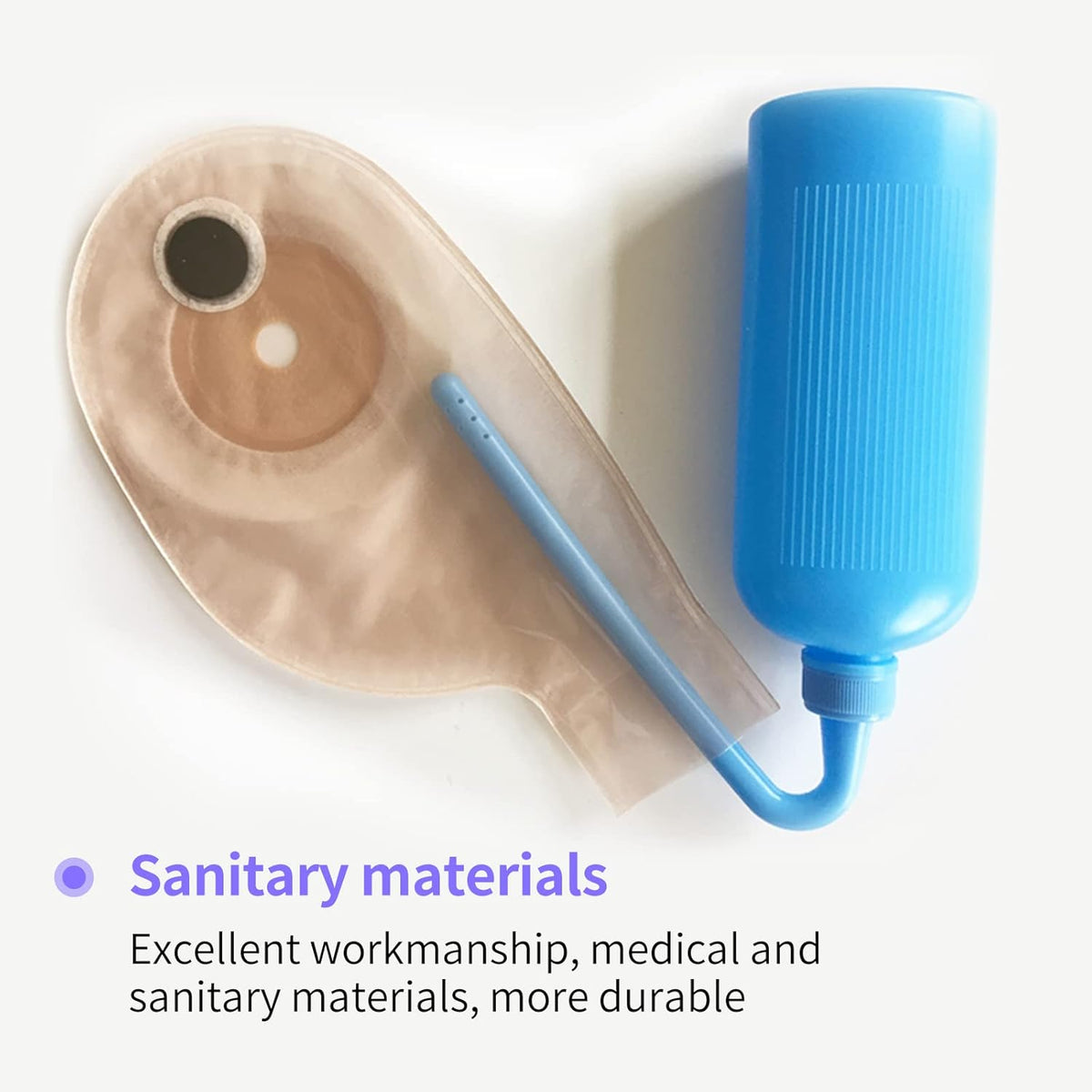 Colostomy Bag Cleaning Tool, Stoma Care Supplies, Stoma Bag Washing Bottle Rinse Pot for All Ostomy Bags