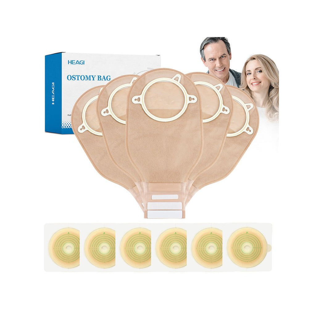 Onnohere 2-Piece Colostomy Bags  Drainable Pouches with Closure for Ileostomy Ostomy supplies