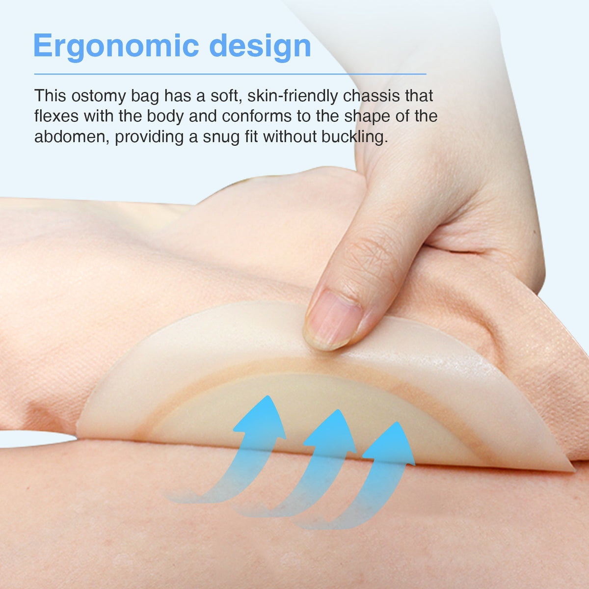 Onnohere 20 Pack 105 mm Large Colostomy Bags Ostomy Drainable Pouches for Ileostomy Stoma Care