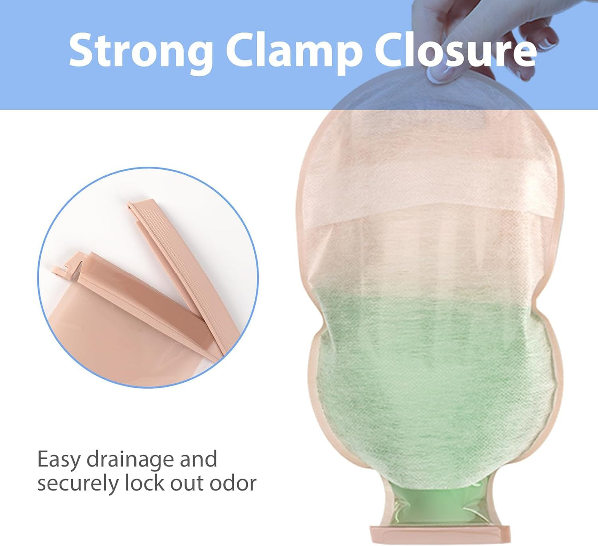 Onnohere 20PCS Colostomy Bags, Ostomy Supplies, One Piece Drainable Colostomy Ostomy  Ileostomy Pouch bag for Stoma Care