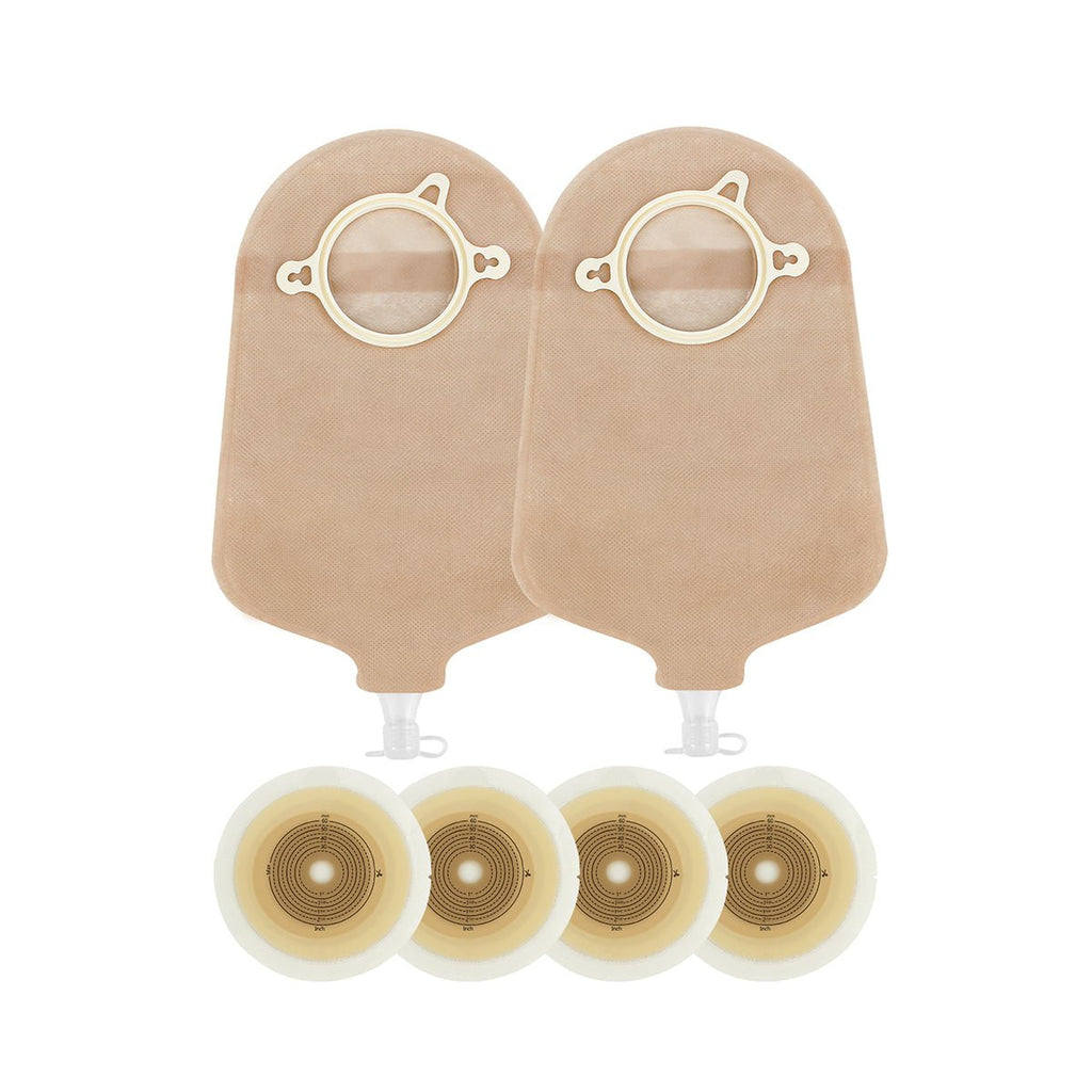 Onnohere 30 PCS Two Piece Urostomy Bag,  Reduce skin irritation