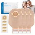 Onnohere 30pcs Two Piece Colostomy Bags Drainable Pouches with Closure for Ileostomy Ostomy supplies