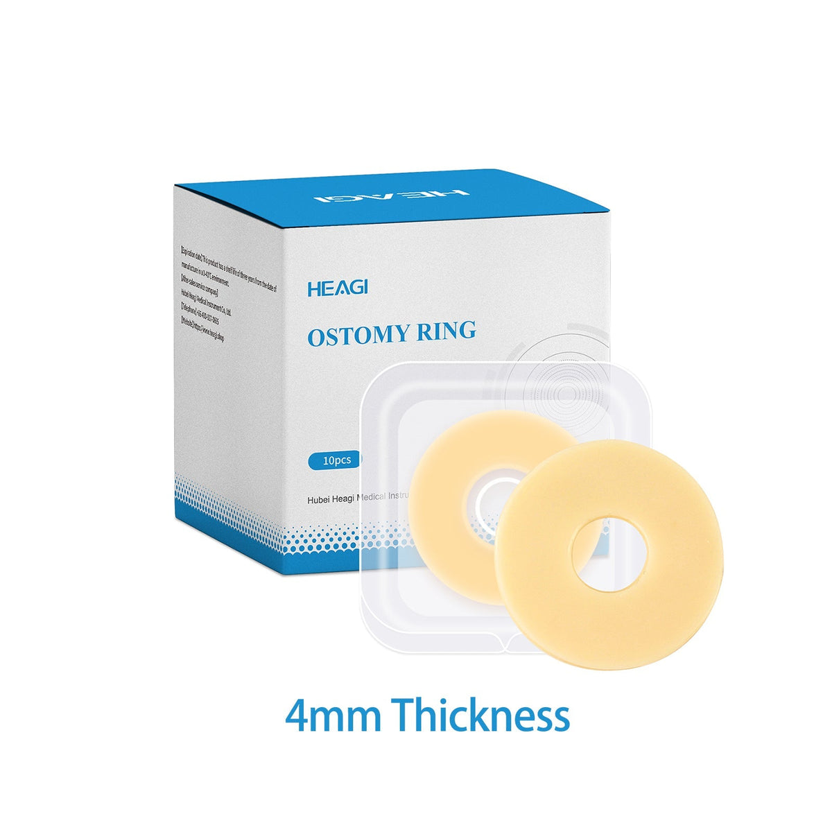 Onnohere 4mm Ostomy Barrier Rings – Thick Hydrocolloid Seal for Enhanced Leak Protection, Ostomy Care