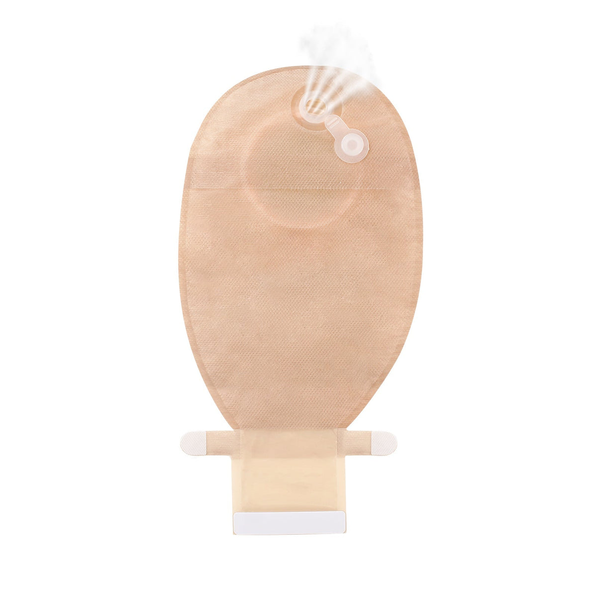 Onnohere Colostomy Bags 1 Piece Convex Ostomy Bags with Exhaust Hole & Adjustable Waistband