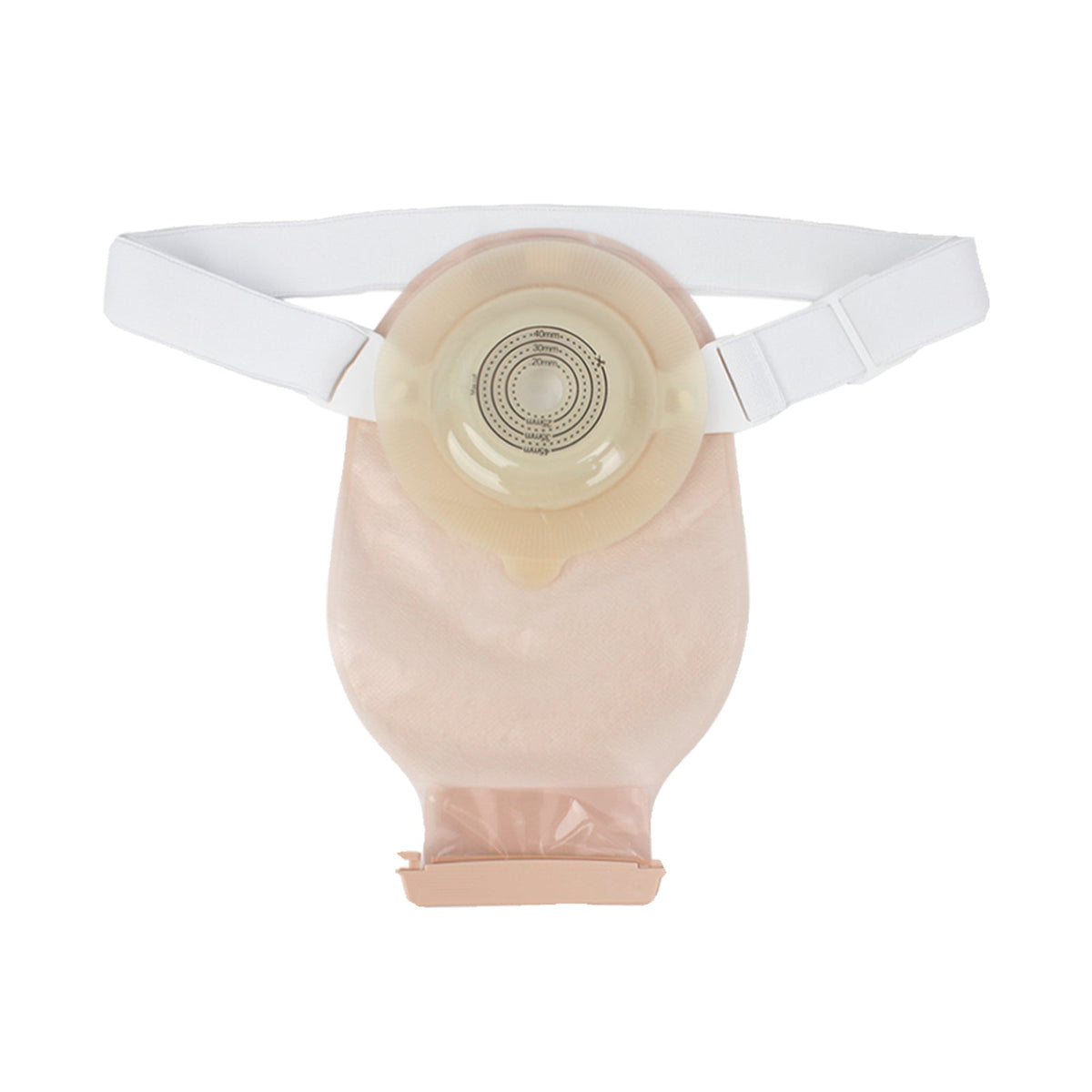 Onnohere Colostomy Bags Ostomy Supplies One-Piece Convex Ostomy Bags with a Waistband