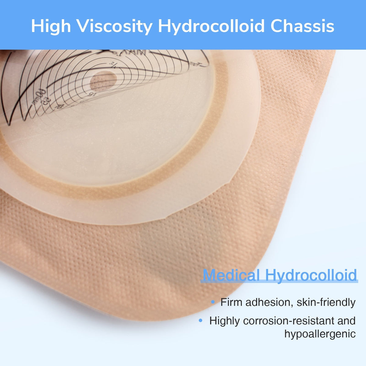 Onnohere One-Piece Colostomy Bags with Fast Vent & Oval Barrier 20-75mm Ostomy Drainable  Pouches 20 Pack