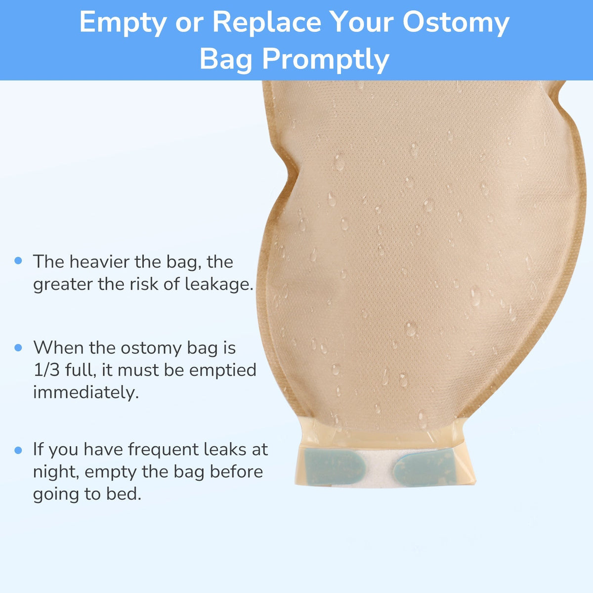 Onnohere One-Piece Colostomy Bags with Fast Vent & Oval Barrier 20-75mm Ostomy Drainable  Pouches 20 Pack