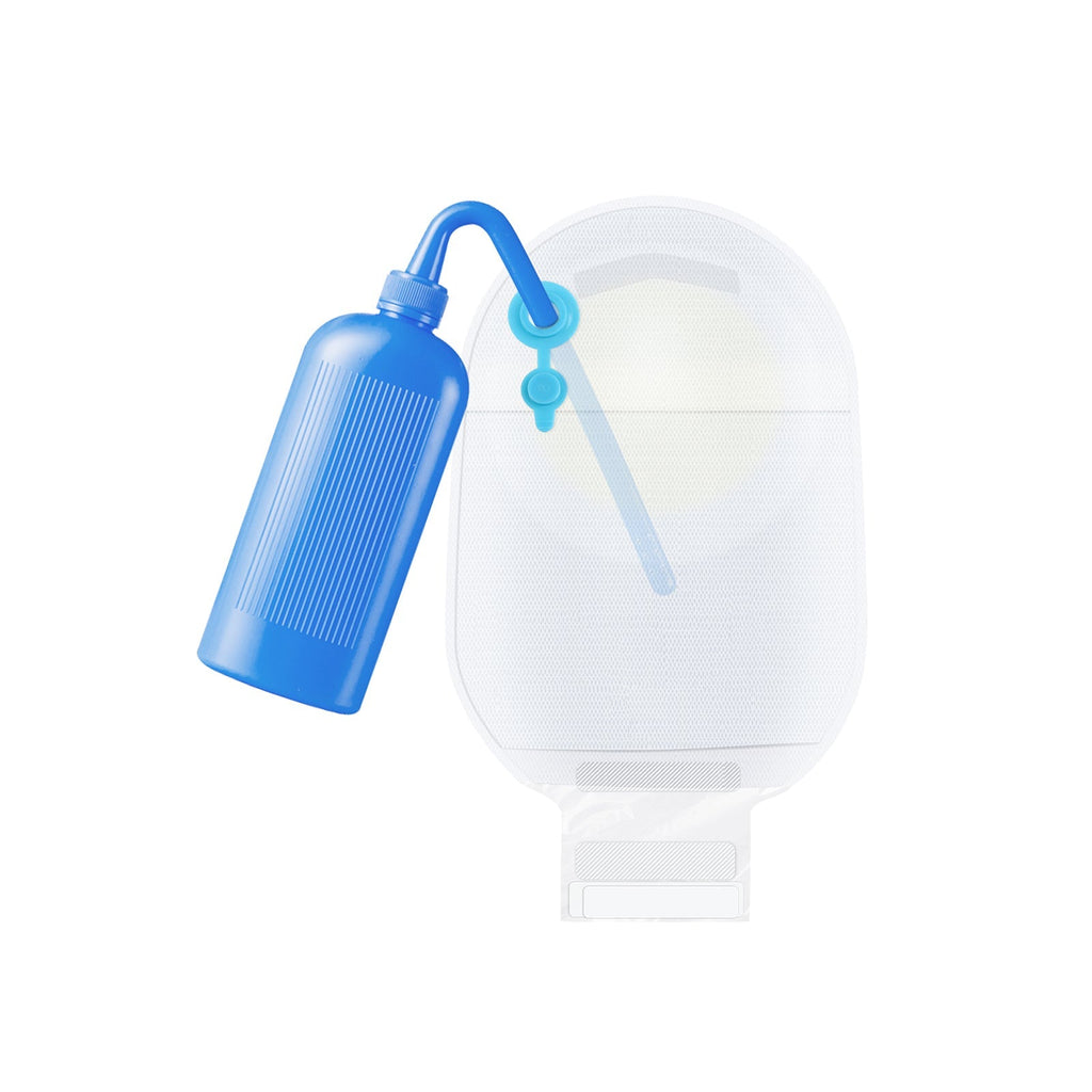 Onnohere One-Piece Drainable Colostomy Bags with Fast Vent & Secure Hook Closure 20 Pack Ostomy pouch