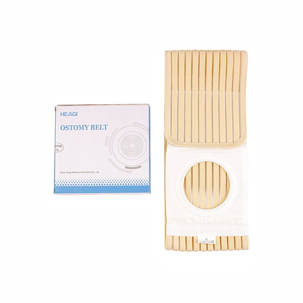 Onnohere Ostomy Hernia Support Belt - Elastic Abdominal Belt for Men and Women - Prevents Stoma Hernia, Reinforces Colostomy Bag