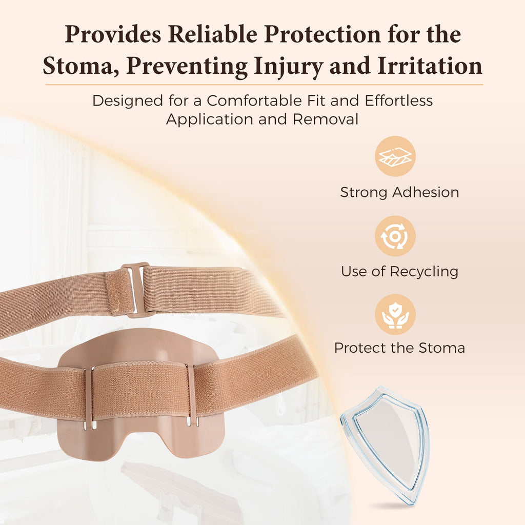 Onnohere Stoma Shield, Stoma Guard Ostomy Armor Anti-Collision Sports Work Protection Shield,  Fits Colostomy, Ileostomy & Urostomy Bags