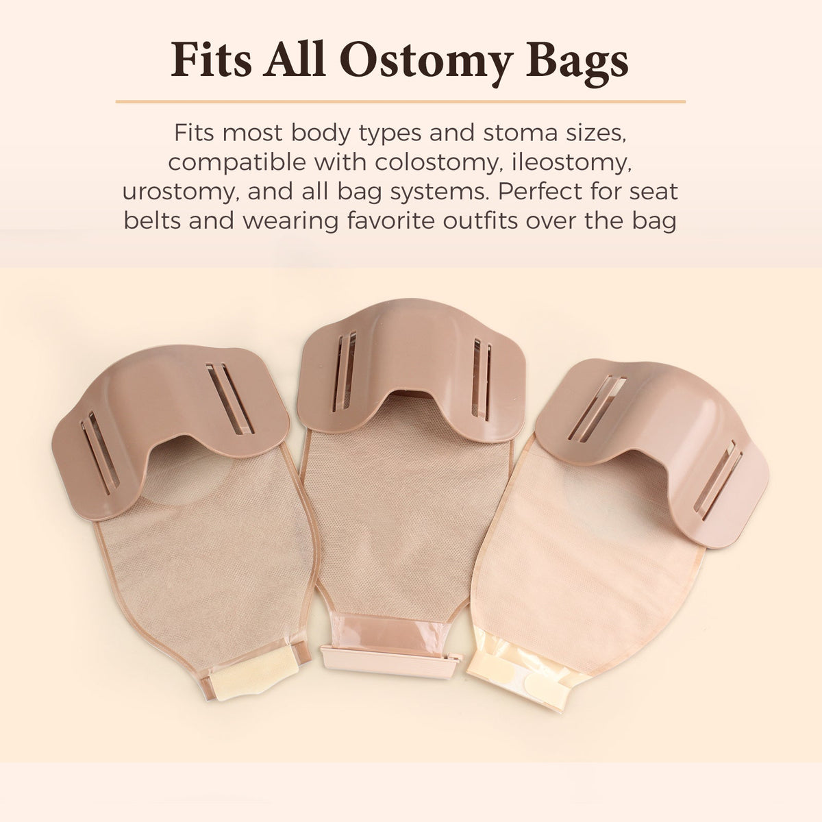 Onnohere Stoma Shield, Stoma Guard Ostomy Armor Anti-Collision Sports Work Protection Shield,  Fits Colostomy, Ileostomy & Urostomy Bags
