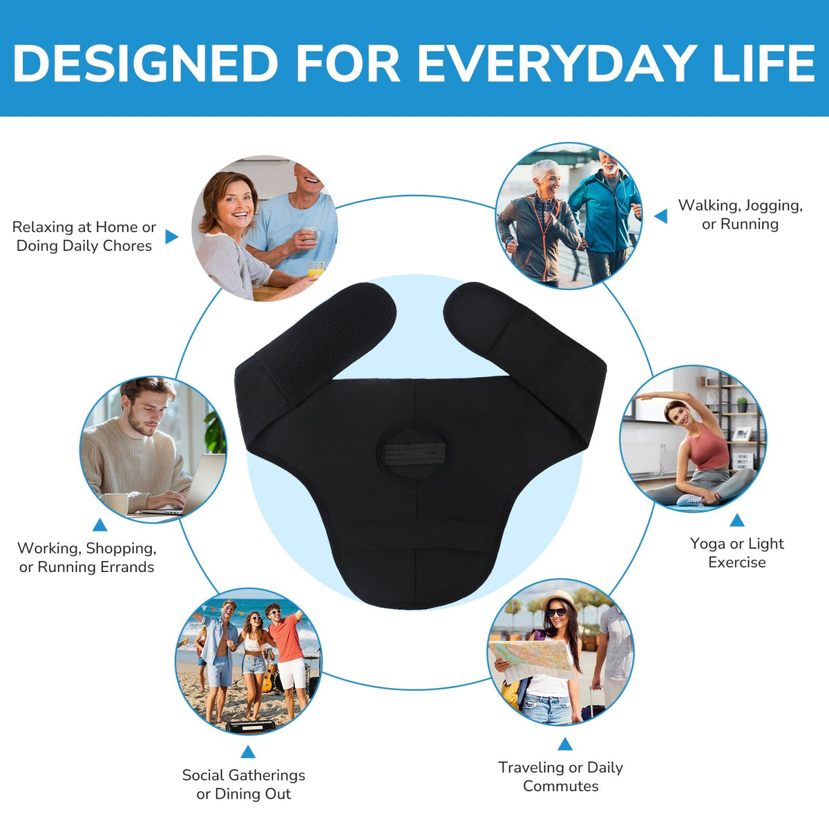 Onnohere Upgraded Adjustable Ostomy Support Belt – Stealth Belt for Ostomy Bags, Ideal for Sports & Swimming, Unisex