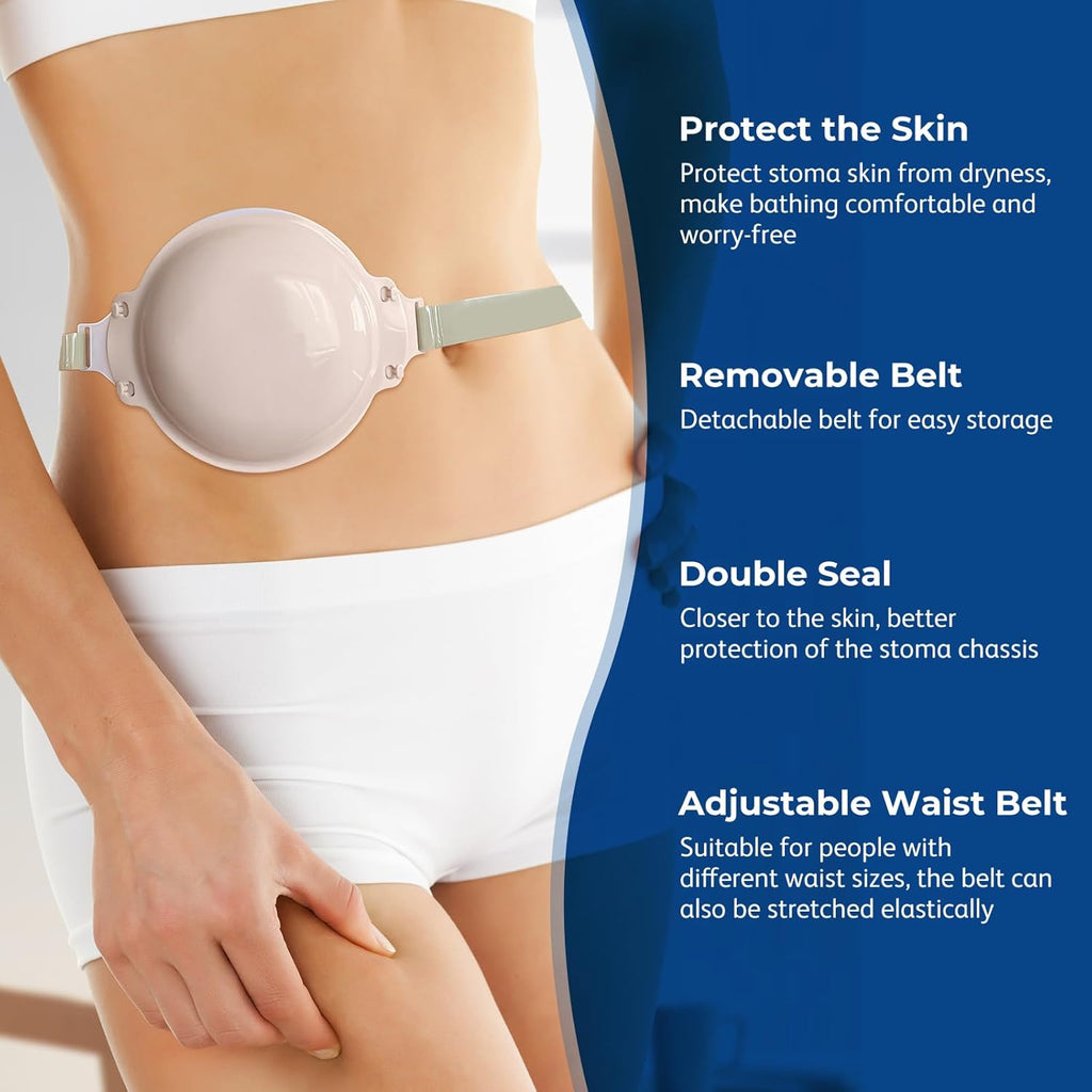 Onnohere Ostomy Shower Cover Waterproof Ostomy Supplies Bath Cover